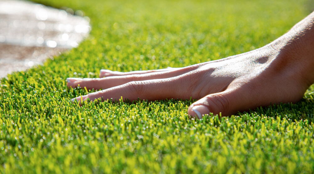 Hand on Grass