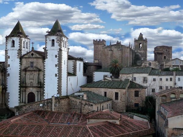 Imagen del casco histórico de Cáceres.