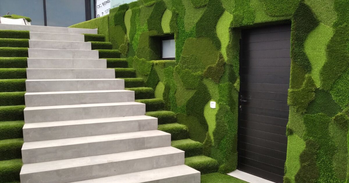Cómo hacer un jardín vertical artificial en exterior.