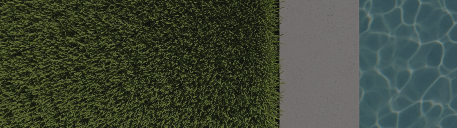 Césped artificial en piscinas por Turfgrass.