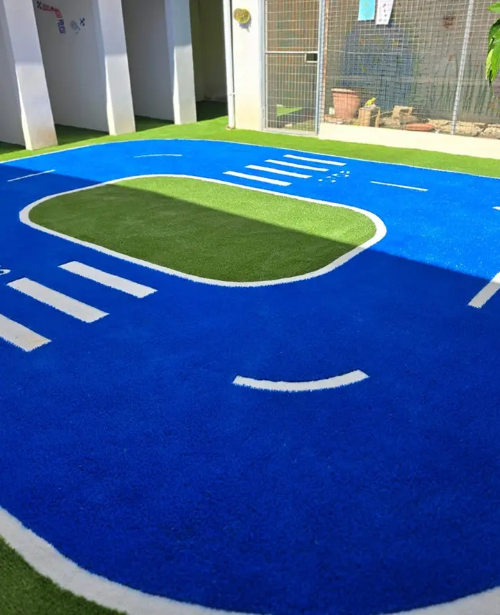 Completion of urban circuit following the installation of Turfgrass synthetic grass.