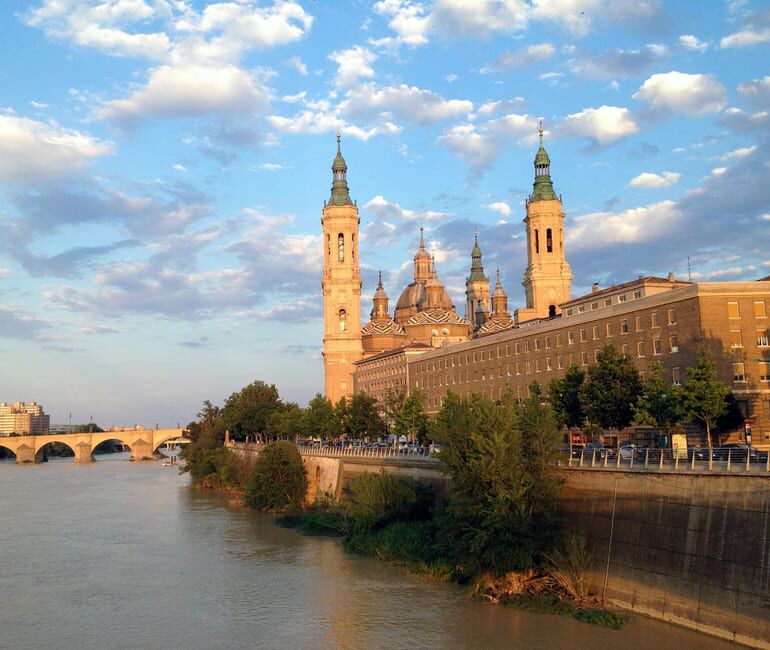 Imagen de la catedral de Zaragoza.
