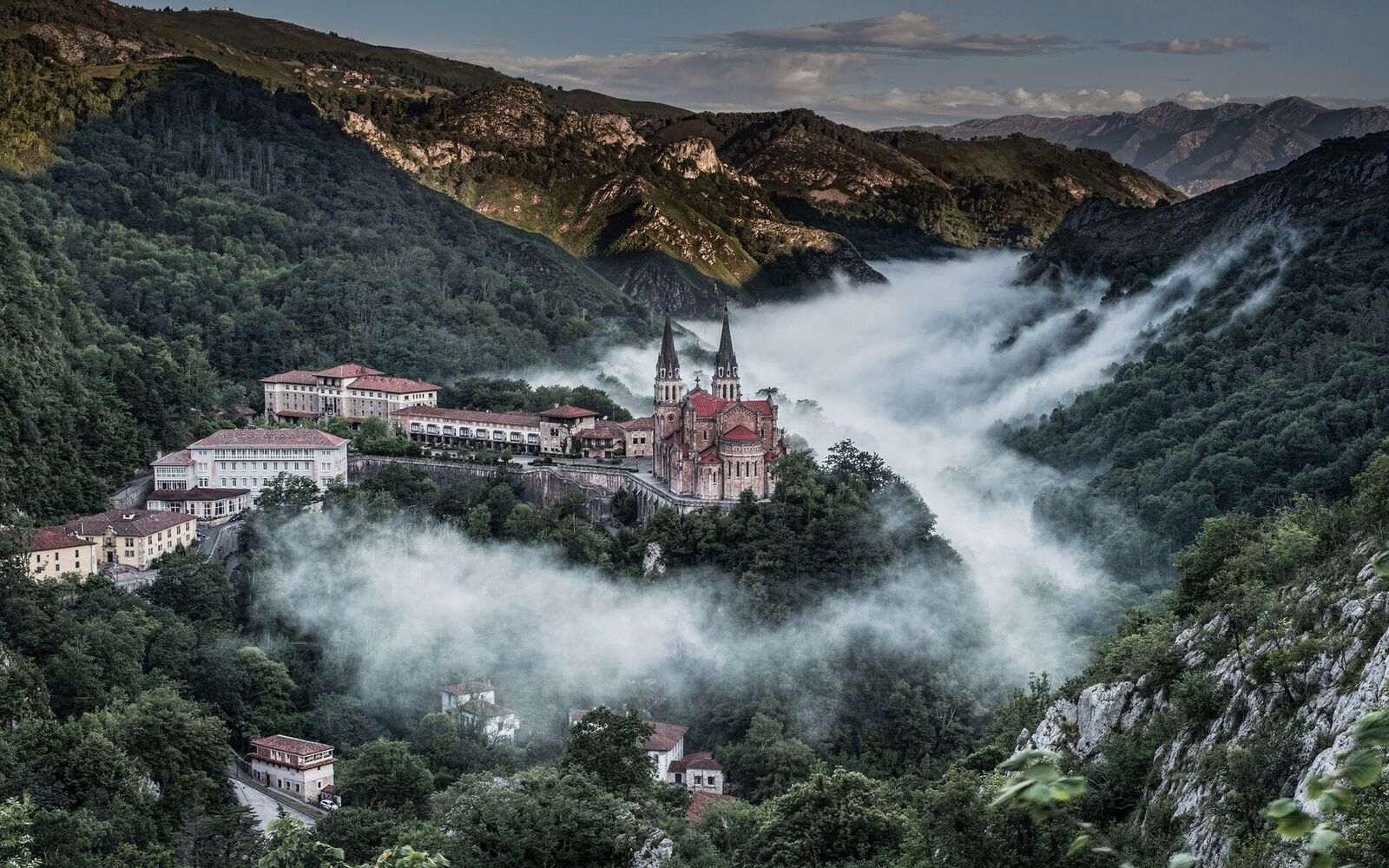 Imagen de los Lagos de Covadonga, en Asturias.