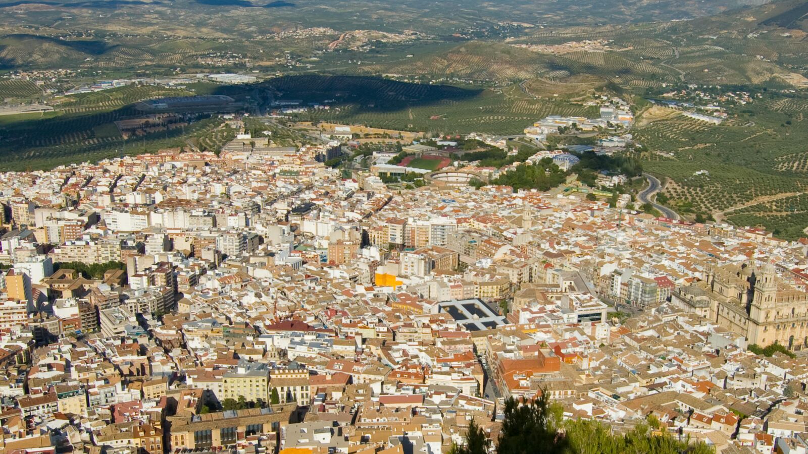 Vista panorámica del municipio de Jaén.